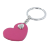 Sleutelhanger hartvormig rood
