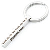 Sleutelhanger bar zilver