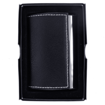 Visitekaarthouder elegance black line rectangle