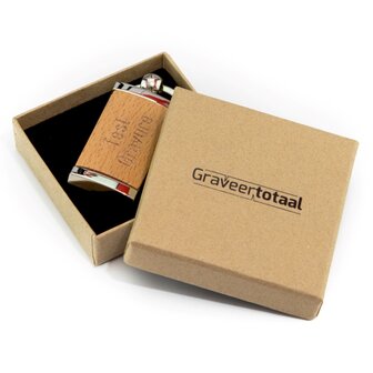 Gift box eco small met Graveertotaal bedrukking