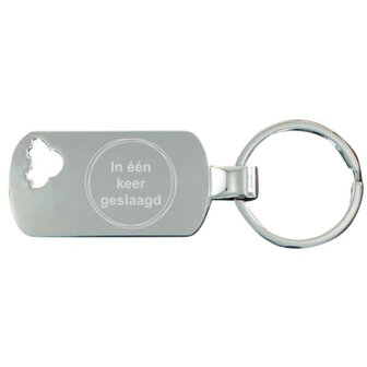 Sleutelhanger dogtag car