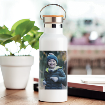 Thermosfles RVS 500ml - Met foto