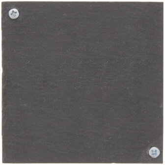Leisteen naambordje huisnummer met schroefbevestigiging 10 x 10 cm 1