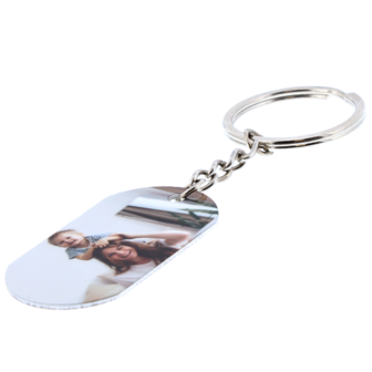 Sleutelhanger met foto dogtag