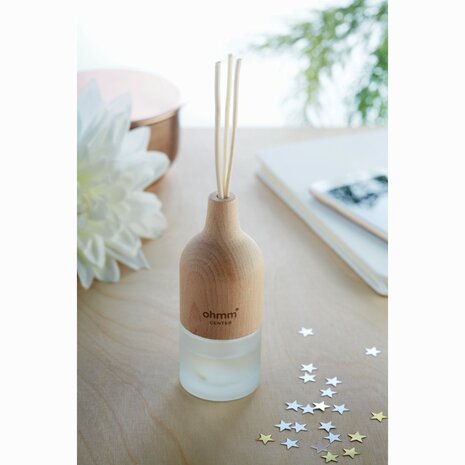 Aroma / geur diffuser met 3 rietstokjes