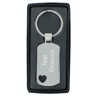 Sleutelhanger dogtag heart
