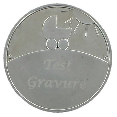 Geboorte penning 37 mm