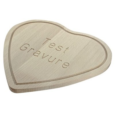 Houten hart 16 cm x 16 cm