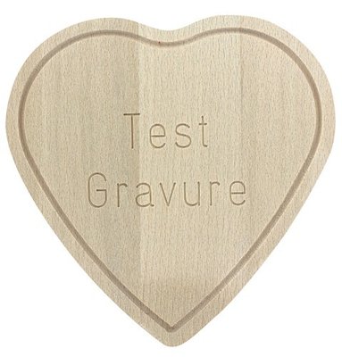 Houten hart 16 cm x 16 cm
