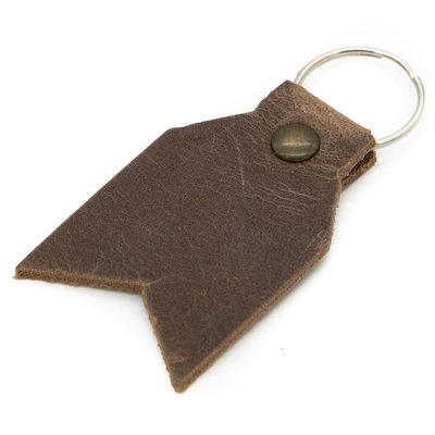 Sleutelhanger leer vlag