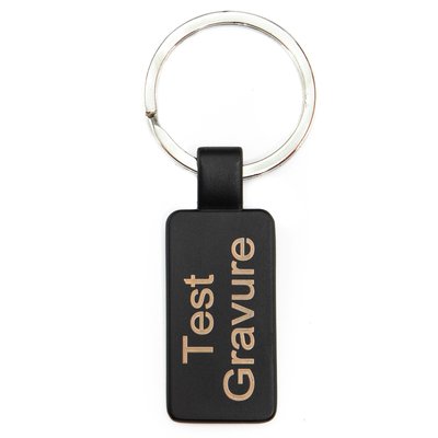 Sleutelhanger black line mat