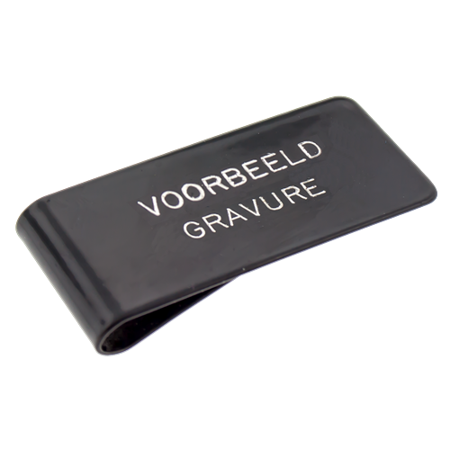 Geld clip zwart