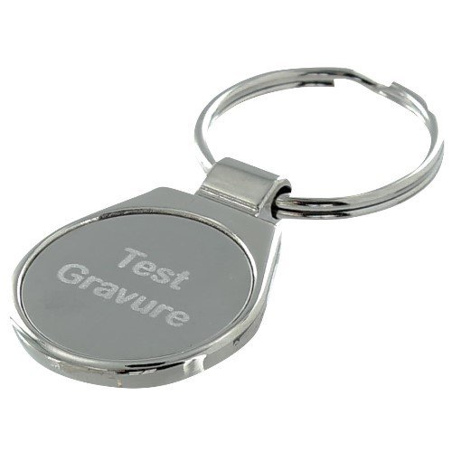 Sleutelhanger silver round