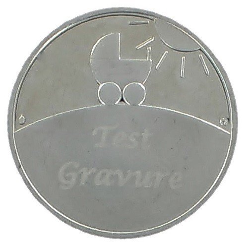 Geboorte penning 37 mm
