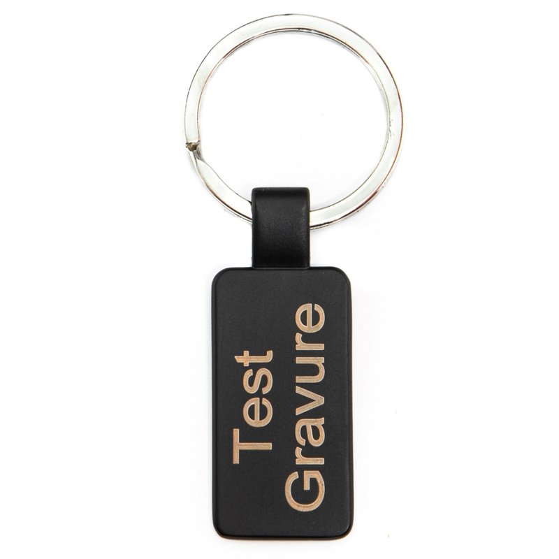 Sleutelhanger black line mat