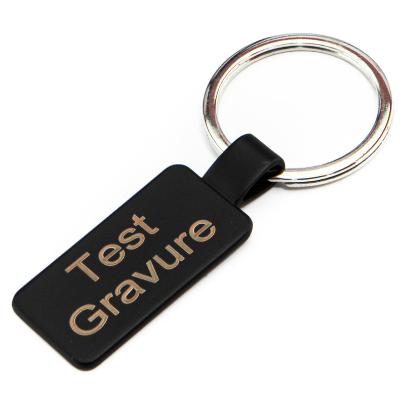 Sleutelhanger black line mat