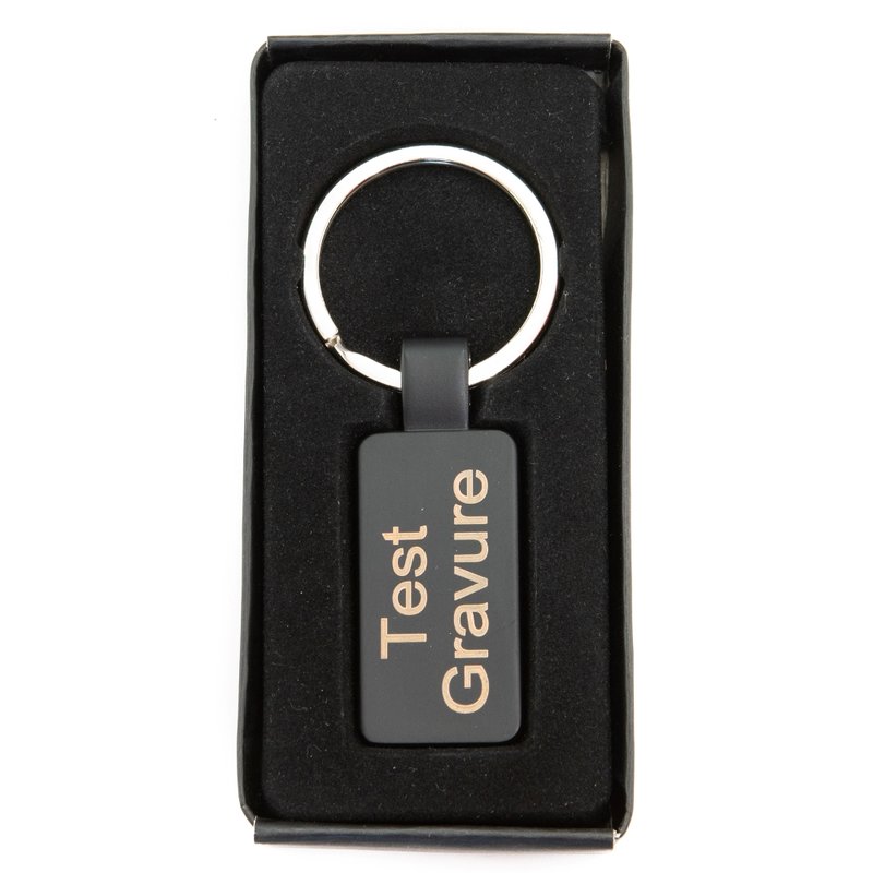 Sleutelhanger black line mat