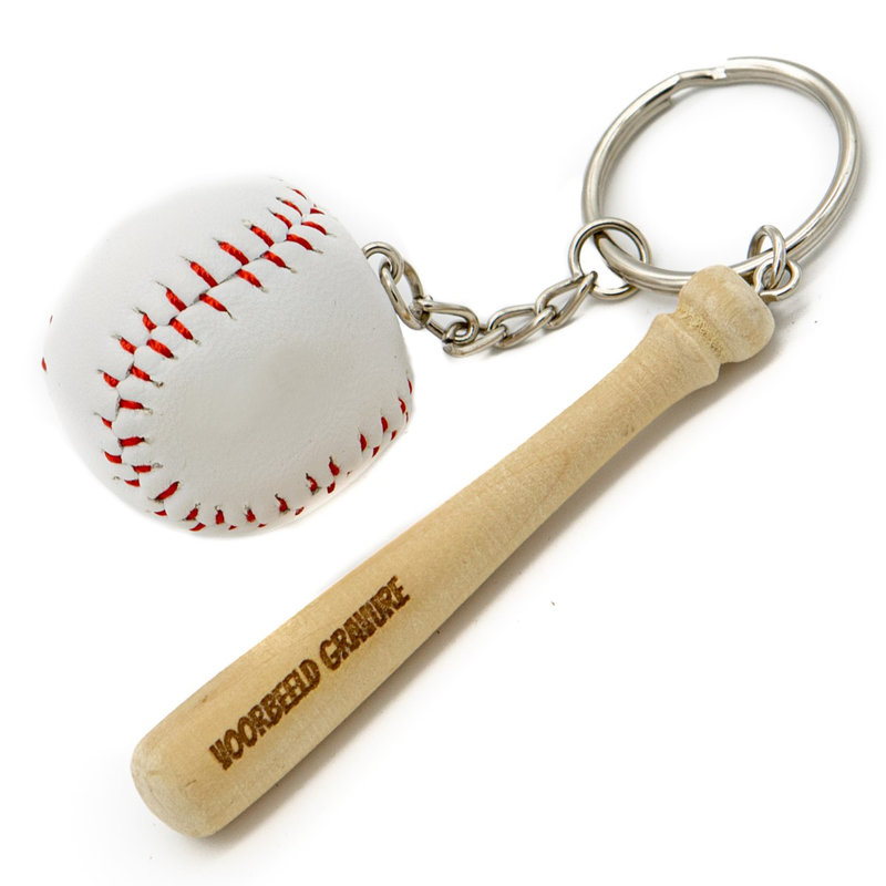 Sleutelhanger honkbal knuppel