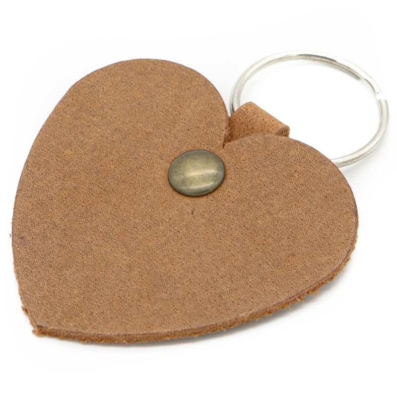 Sleutelhanger leer hart