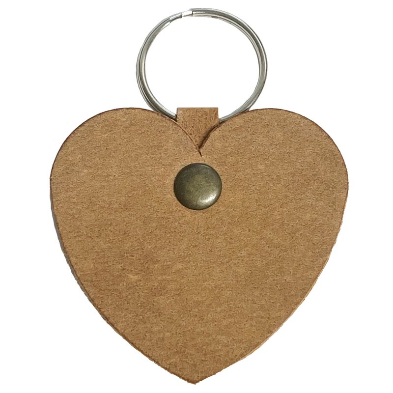 Sleutelhanger leer hart