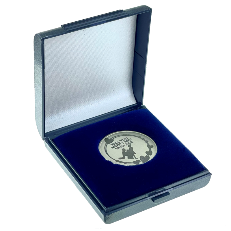 Presentatiedoosje voor één munt