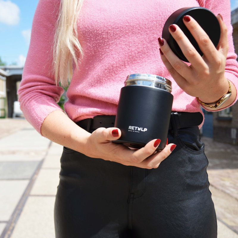 Retulp Food Container Thermos Night Black