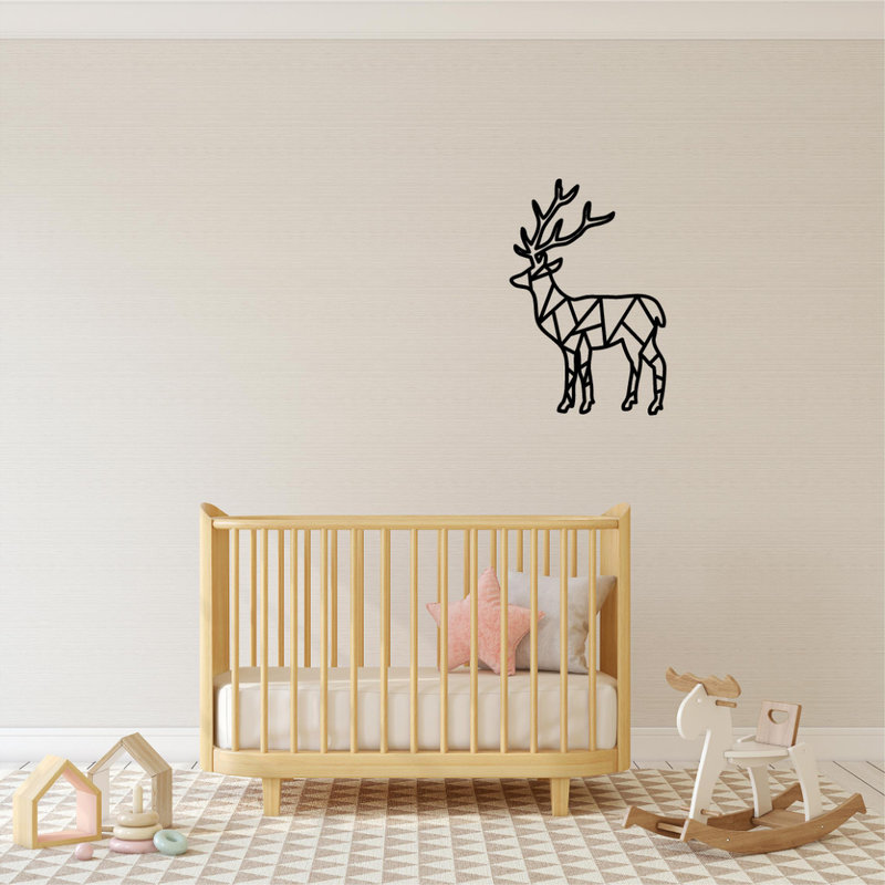 Wanddecoratie Rendier 1