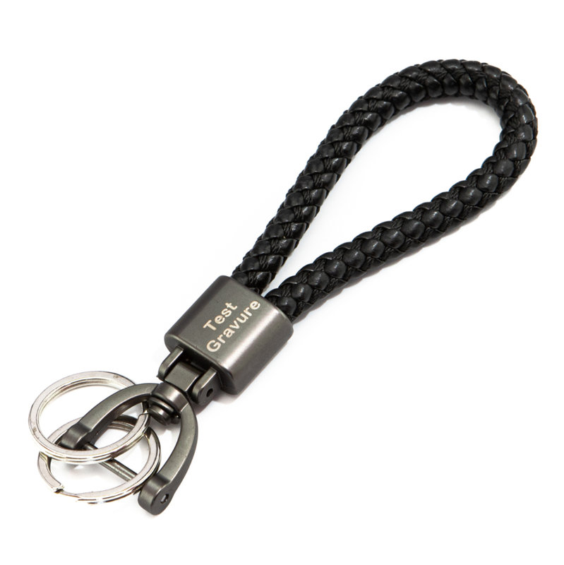 Sleutelhanger screw it zwart