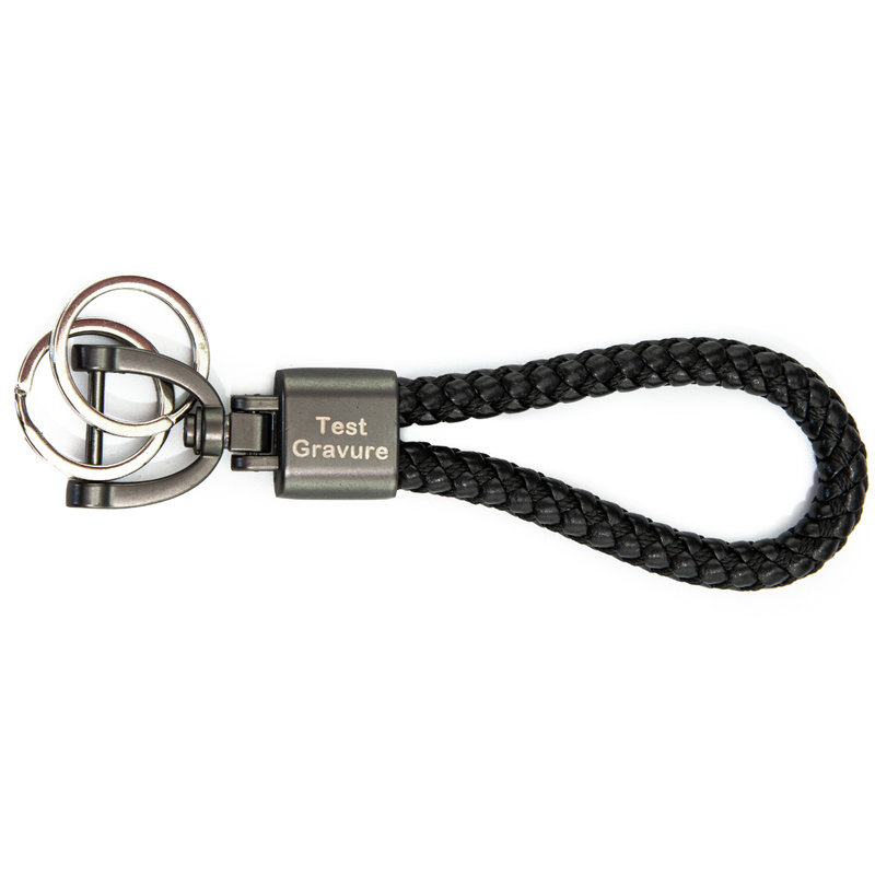 Sleutelhanger screw it zwart