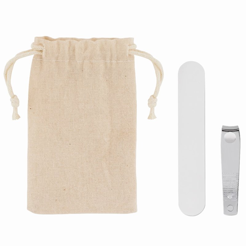 Manicure set in katoenen zakje