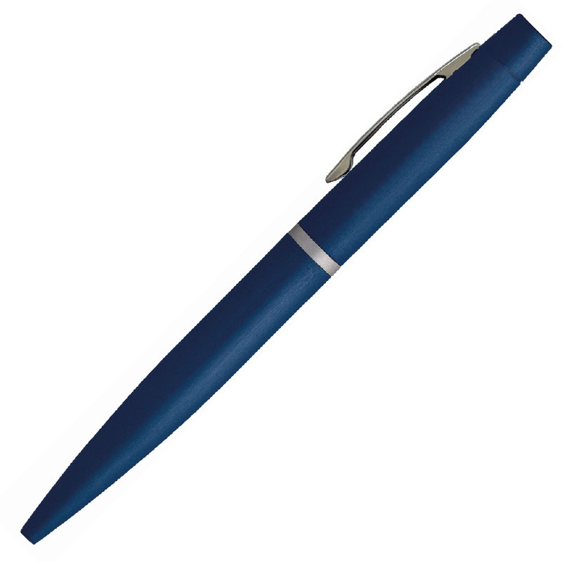 Aluminium balpen twist donkerblauw