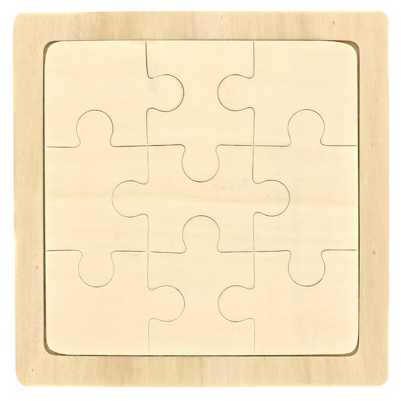 Houten Puzzel - Met foto - Vierkant 12,5 cm x 12,5 cm