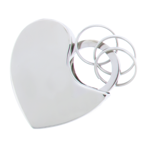 Sleutelhanger chrome hart